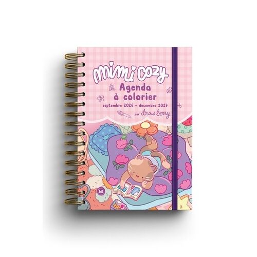 Agenda À Colorier Mimi Cozy - 16 Mois, Septembre 2026-Décembre 2027