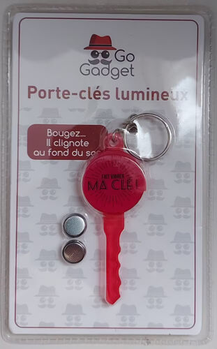 Porte-Clés Lumineux - Avec Détecteur De Mouvement - Bougez Il Clignote !