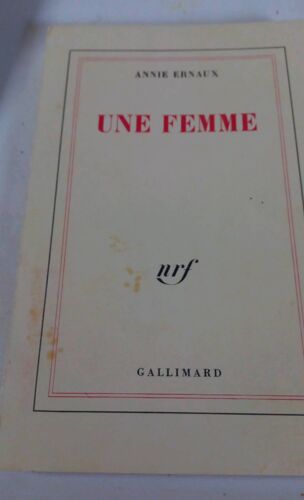 Une Femme Annie Ernaux