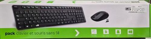 Pack clavier et souris sans fil cash axess