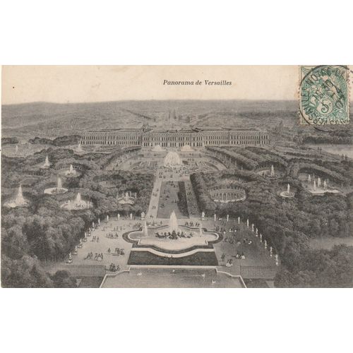 Carte Postale Ancienne - Panorama De Versailles