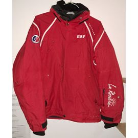 Superbe Veste De Ski Esf Blouson La Rosière Espace San Bernardo France Italie Les Alpes Manteau De Neige Moniteur Ski Snowboard Multipoches Haute Qualité Compétition Étanche Porte Forfait