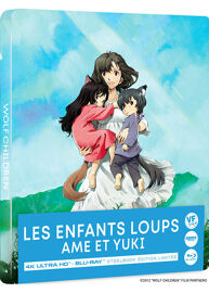 Les Enfants Loups Ame Et Yuki - 4k Ultra Hd + Blu-Ray - Boîtier Steelbook® Limité