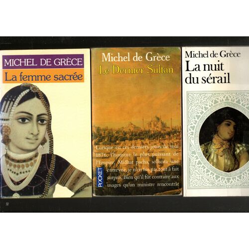 Michel De Grèce, Lot De 3 Poches