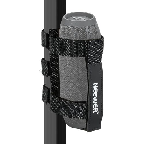 NEEWER Support de Haut-parleur Portable pour Voiturette de Golf Sangle Fixation en Nylon Robuste et Réglable pour Haut-parleur Bluetooth sans Fil Club Car UTV ATV Vélo Scooter Moto GF02S