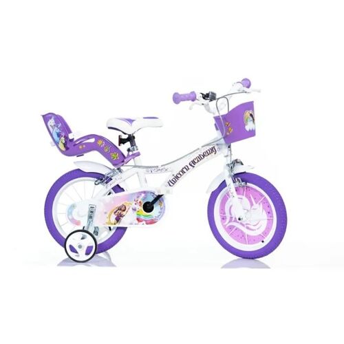 Bicicletta Bambina Unicorn Academy 14 Pollici Dino Bikes