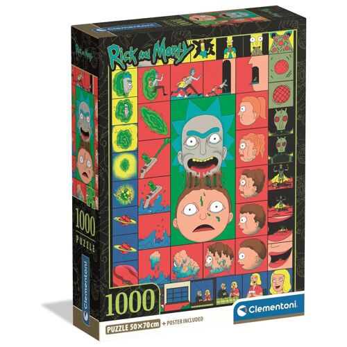 Clementoni Puzzle 1000 pièces - Rick & Morty