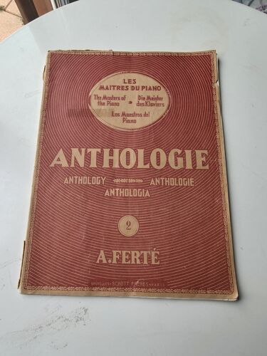 A. Ferté Anthologie - Les Maîtres Du Piano - Vol 2 - Les Clavecinistes