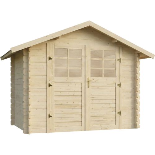 Abri De Jardin En Bois "Beaufort" - 6.94 M² - 287 X 241 Cm - 28 Mm