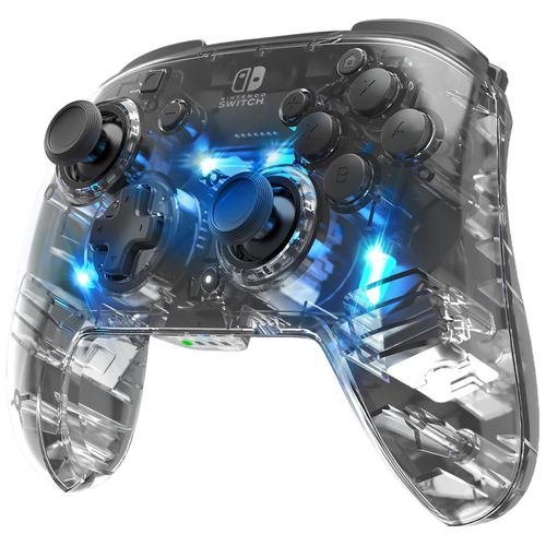 PDP Afterglow Noir, Transparent Manette de jeu Analogique/Numérique Nintendo Switch, Nintendo Switch Lite, Nintendo Switch OLED