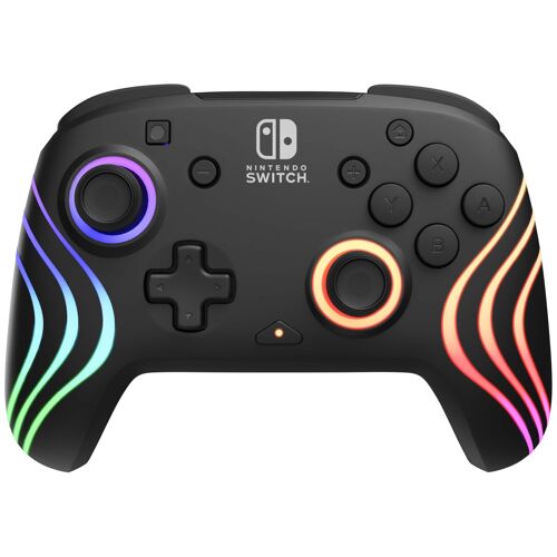 PDP Afterglow Wave Noir USB Manette de jeu Analogique/Numérique Nintendo Switch, Nintendo Switch Lite, Nintendo Switch OLED