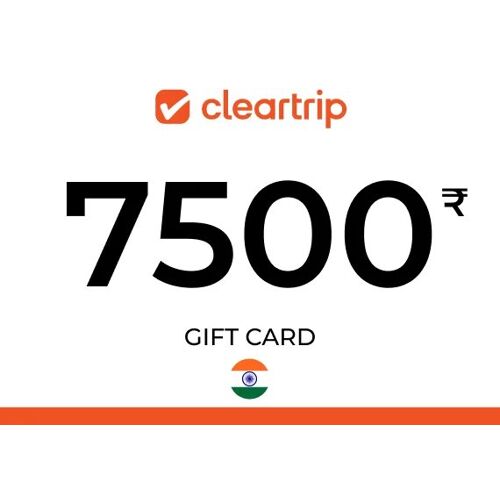 Cleartrip Gift Card 7500 INR Key - INDIA