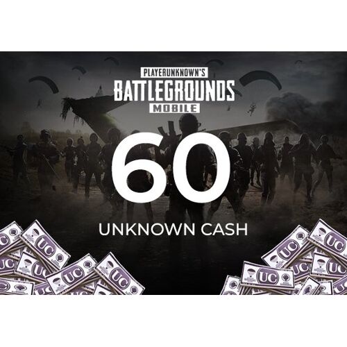 PUBG Mobile 60 UC (Unknown Cash) Official website Key - GLOBAL