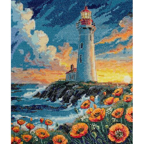 Kit Point De Croix Compté "Le Silence A Une Couleur" 23x26cm. Fabriqué En Ukraine.