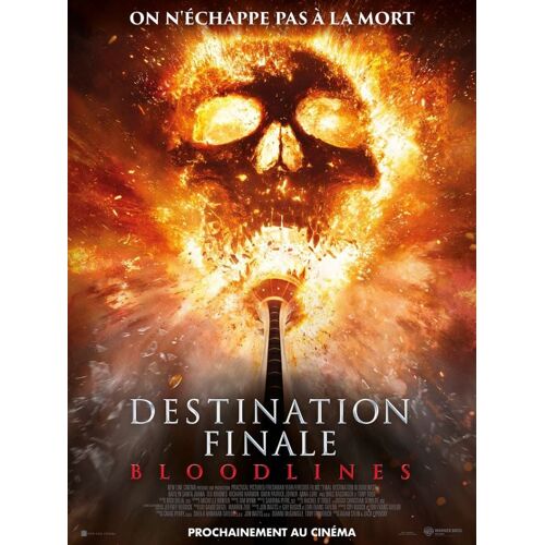 Destination Finales (Bloodlines) - Véritable Affiche De Cinéma Pliée - Format 40x60 Cm - De Zach Lipovsky, Adam B. Stein Avec Tony Todd, Brec Bassinger - 2025