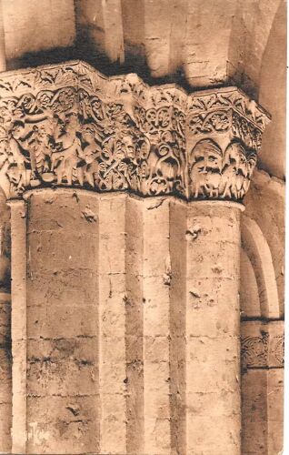 Carte Postale Saintes (17) - Eglise Romane Saint-Eutrope / Curieux Chapiteau : "La Pesée Des Âmes" (1948)