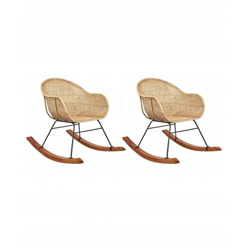 Fauteuil À Bascule Naturel Lavinio
