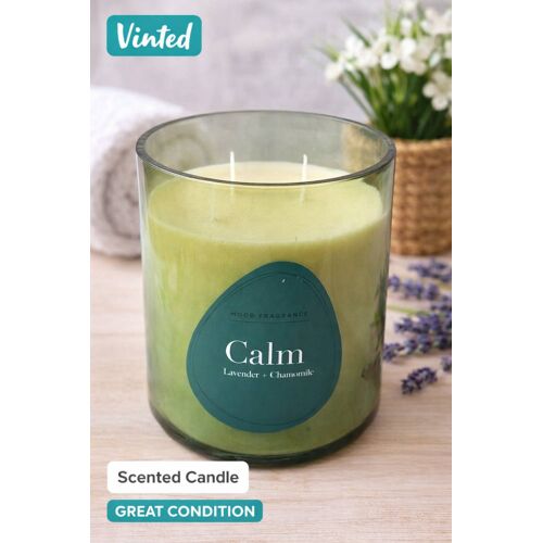 🌿 Bougie parfumée XXL ¿ Lavande & Camomille ¿ 600g ¿ Ambiance Zen 🌿