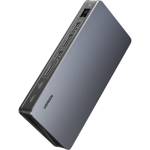 acdsgd-Revodok Pro 209 Docking Station USB C DisplayLink Dual HDMI et DisplayPort 4K60Hz Double Affichage Différent pour MacOS 9 en 1 Station Accueil Multiports USB 10Gbps PD 100W Ethernet Gigabit