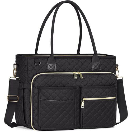 acdsgd-Sac Fourre-tout pour Ordinateur Sac de Professeur Femme Grand Sac à Main pour Travail pour Enseignant d'infirmière d'étudiant, Sacoche avec Isotherme Poches