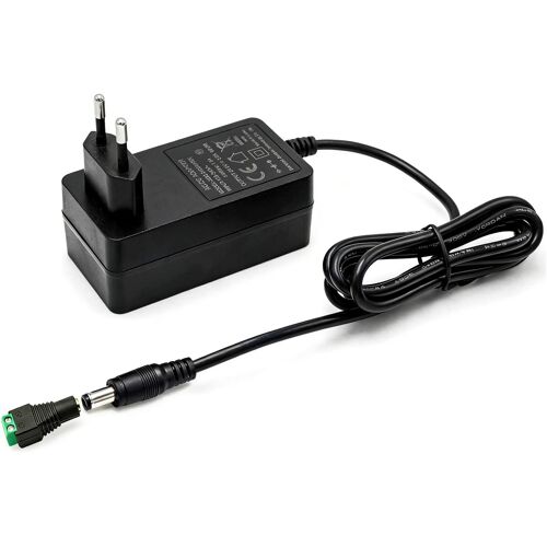acdsgd-Alimentation Universelle 24V DC, Adaptateur 24V 2A, Adaptateur 48 W pour Bandes LED COB avec transformateur enfichable 5,5 x 2,1 mm, Alimentation de sécurité Basse Tension 230V AC