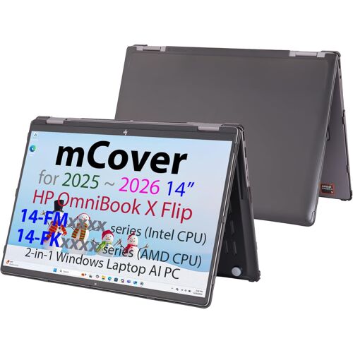 acdsgd-Coque rigide uniquement compatible avec les ordinateurs portables Windows HP OmniBook X Flip 14-FMxxxx 14-FKxxxx 2 en 1 (avec charnière à 360°) 2025+ 14" (ne convient pas aux autres modèles HP