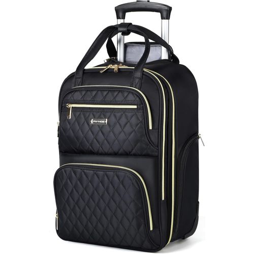 acdsgd-Sac à Dos à roulettes pour Femme, Sac à Dos de Voyage pour Ordinateur Portable de 17,3"", Sac à Dos à roulettes de 35 L pour Adultes, Travail, Travail, Nuit, Article Personnel