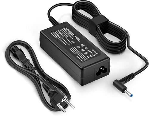 acdsgd-65W/45W 4,5 mm x 3,0 mm Chargeur Ordinateur Portable, Compatible avec 65W HP Ordinateur Portable, Applicable à HP Pavilion 14 15 ProBook 430 450 Elitebook Folio 1040 G1 G2 250 255 840 Adaptateur