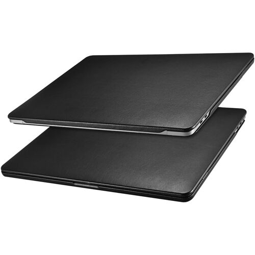 acdsgd-Coque MacBook Pro 13 2022 M2 2020 2019 2018 2017 2016, Étui Housse en Cuir Ultra Mince Protection Case Cover pour MacBook Pro 13 Model: A2338 M1/A2251/A2289/A2159/A1989/A1708/A1706 (Noir)