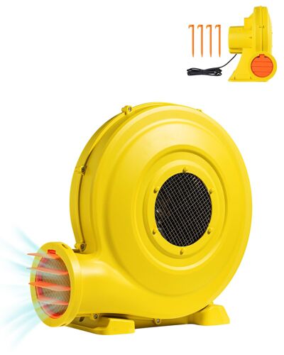 Acdsgd-Souffleur Gonflable, 750/950 W, Souffleur D'air Commercial 1/1,3 Cv, 3300 Tr/Min, Ventilateur Électrique Pour Château Gonflable, Maison Gonflable, Toboggans Aquatiques, Canapé Gonflable, Jaune