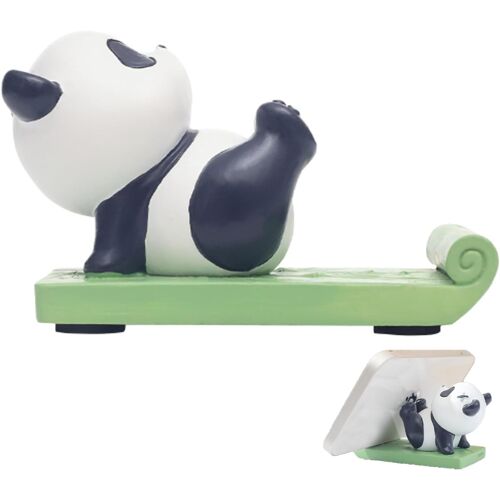 acdsgd-Support Téléphone Portable, Support Téléphone Animalier, Support Téléphone Portable Très Mignon Qui Vous Permet Vous Concentrer sur la Dégustation Aliments(Panda)
