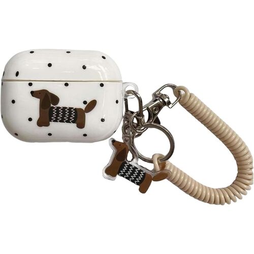 acdsgd-Coque pour Airpods Pro 3 - Jolie (2025) - Motif amusant d'animaux de chien/chat - Pour garçons - Coque de protection rigide pour AirPod Pro 3e génération (B)