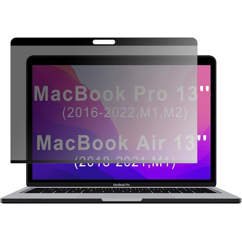 acdsgd-Magnétique Filtre de Confidentialité pour MacBook Pro 13 Pouces(2016-2022, M1,M2) & MacBook Air 13""(2018-2021, M1), Anti-Espion Bleu Lumiére Film Protection Ecran Confidentialité pour Mac 13,3