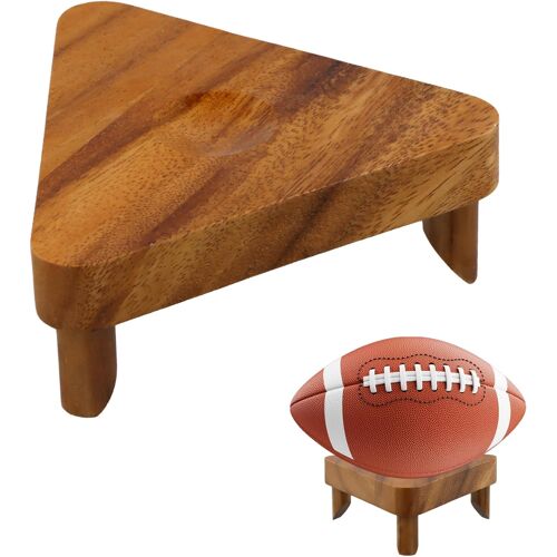 Acdsgd-Support De Balle, Support Ballon, Basket Et Rugby En Bois, Porte Ballon Stables Socle Polyvalent, Rangement Pour Football, Basketball, Rugby, Volleyball
