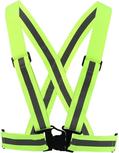 Acdsgd-Gilet De Sécurité Réfléchissant, Gilet De Sécurité Forte Visibilité, 360° Réfléchissant Ajustable Respirant Pour Course À Pied, Vélo, Moto, Hommes Et Femmes, Running, Extérieur