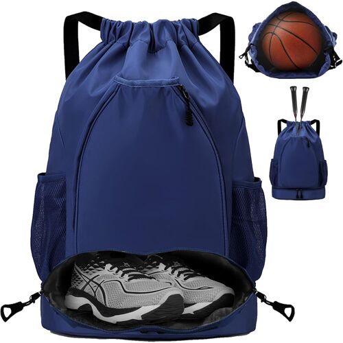 Acdsgd-Sac À Dos Cordon Grand, Sac À Dos De Tennis Pouvant Contenir Deux Raquettes, Avec Compartiment De Fond, Sacs À Dos De Sport Avec Poche Intérieure, Poche Extérieure, Pour Homme Femme