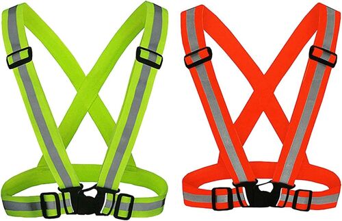 Acdsgd-Gilet Réfléchissant Et Brassard Réfléchissant Vélo Haute Visibilité Pour Vélo Course Marche Jogging Moto