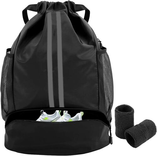 Acdsgd-Sac De Gym - Sac À Dos De Sport - Sac De Sport Avec Cordon De Serrage - Étanche - Sac À Dos De Football - Grand Sac À Dos Pour Femme, Homme, Fille, Junior - Avec