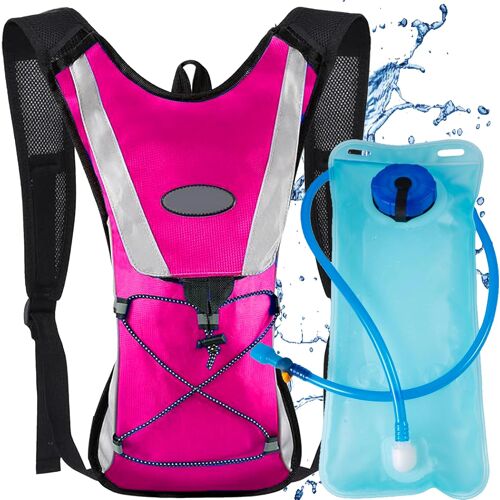 Acdsgd-Sac Hydratation, 5l Sac À Dos D'hydratation Avec 2l Reservoir, Sac À Dos De Course À Pied Léger Avec Sans Bpa Vessie Pour Hommes Et Femmes, Pour Course À Pied, Cyclisme, Randonnée