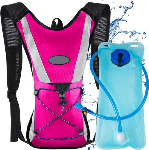 Acdsgd-Sac Hydratation, 5l Sac À Dos D'hydratation Avec 2l Reservoir, Sac À Dos De Course À Pied Léger Avec Sans Bpa Vessie Pour Hommes Et Femmes, Pour Course À Pied, Cyclisme, Randonnée