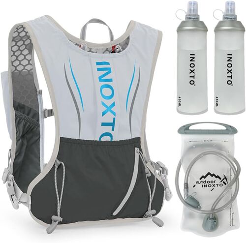 Acdsgd-Doorslay Sac À Dos D'hydratation, Ultra Léger, 5 L, Avec Poche À Eau De 1,5 L Ou 2 Bouteilles D'eau De 450 Ml, Sac À Dos De Course Pour La Course, Le Camping, La Randonnée, Le Marathon