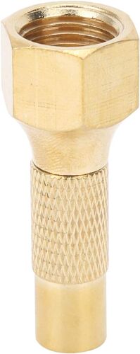 Acdsgd-Valve De Gonflage Des Pneus, Connecteur De Gonflage De Pneu, Mandrins Pneumatiques À Torsion Valve De Gonflage De Pneu En Laiton Portable 1/4in Npt Filetage Interne Pour Voiture Vélo Moto
