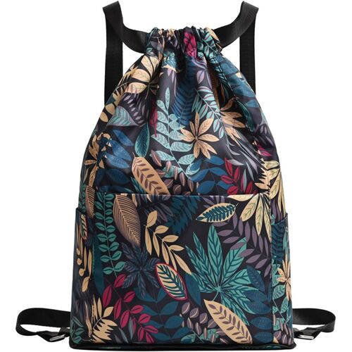 Acdsgd-Sac De Sport Avec Cordon De Serrage, Sac De Gym Pour Femme Avec Poche Extérieure, Poche Intérieure, Sac À String Imperméable, Sac De Gym Pour Homme, Grande Capacité, Pliable, Séparation Sèche Et