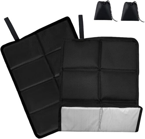 Acdsgd-Lot De 2 Coussins D'assise D'extérieur Thermiques Pliables - Matériau Imperméable - Avec 2 Sacs De Rangement - Pour L'extérieur, Le Camping, La Randonnée, Les Pique-Niques
