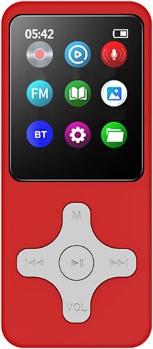 acdsgd-Lecteur MP3 MP4 avec haut-parleur numérique BT4 0 portable HiFi Sound Student Musique FM E-book