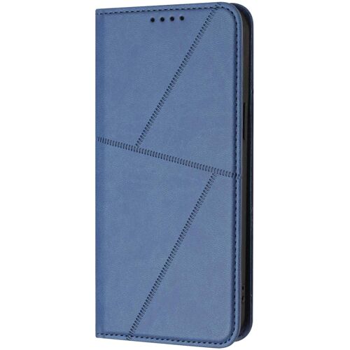 acdsgd-Coque Cuir pour Oppo Reno 4 Pro 5G (Reno4 Pro 5G) à Fermeture Magnétique - Étui Antichoc avec Porte-Cartes, Housse Anti-Empreintes & Support - Bleu foncé