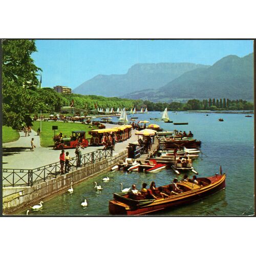Carte Postale Annecy , 74 , Haute Savoie , La Baie D'Albigny Et Le Champs De Mars