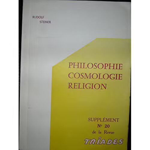 Philosophie Cosmologie Religion Supplément N°20
