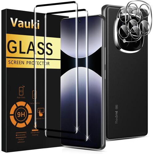JGD-Verre Trempé pour Xiaomi Redmi Note 14 Pro 5G/Poco X7 5G Protection D'écran Film avec Caméra Arrière Protecteur,Dureté 9H Vitre écran,Anti Rayures Sans Bulless HD Transparent Haute Sensibilité