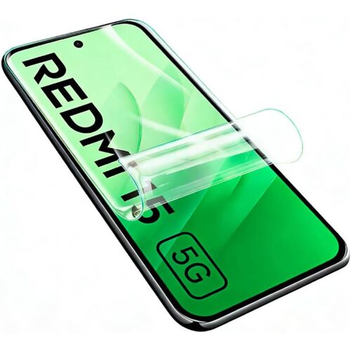 LORANKA-Lot de 2, Hydrogel Protection Ecran pour Xiaomi Redmi 15, HD Transparent Souple TPU Film, Incassable et très durable -Anti-Rayures -Sans Bulles -Facile à Installer